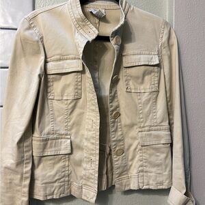 LOFT Utility Jacket in Light Tan